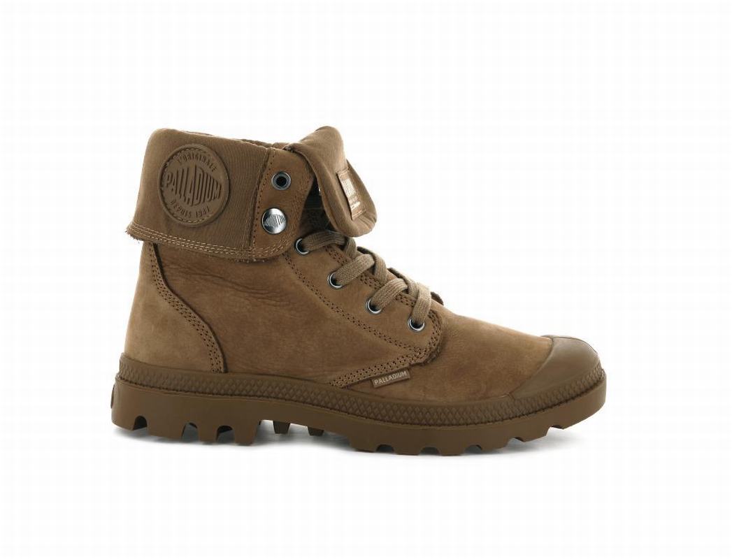 Palladium Pampa Baggy Nubuck Muške Čizme Tamno Kaki Boja ||NA9582706||